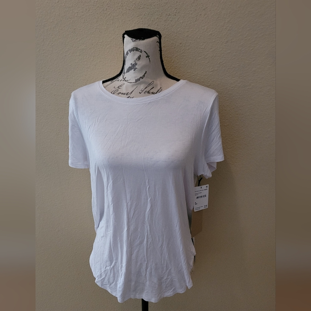 Halogen White Short Sleeve Tee
